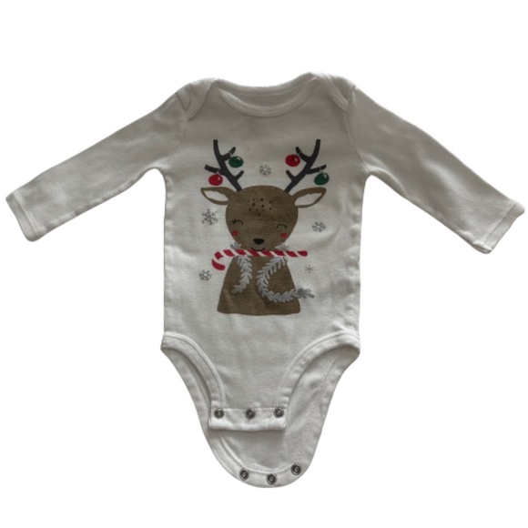 Bundle Of 2 Baby Girl Sets : Carter's Christmas 2 peace Set; Pink & Brown 3p Set - Picture 2 of 15